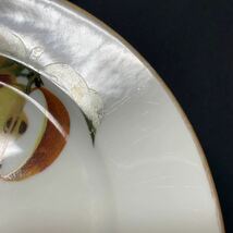 ★ROYAL WORCESTER Evesham ロイヤルウースター イブシャム 5枚セット パン デザート皿 プレート 洋食器 林檎 葡萄 約高さ2cm 直径17cm★_画像3