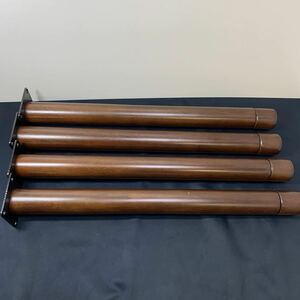 ★大阪/店舗受け取り可★DIY 机 脚 4本セット 木製 約高さ64cm 直径6cm 延長脚付き 交換用 入れ替え 家具 足 テーブル ボード★