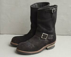 【ビームス別注】10年製 レッドウイング 8274 US8.5D エンジニアブーツ 黒スエード ブラック RED WING ENGINEER BOOTS 