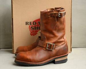 [US7.5D][ с коробкой прекрасный товар ]10 год производства Red Wing 2972 engineer boots медь la вентилятор do жесткий Brown 