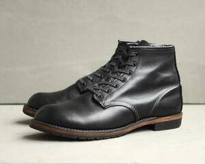 [US10D 28cm][ records out of production ]16 year made Red Wing 9014 Beck man black black plain tu boots RED WING BECKMAN ROUND