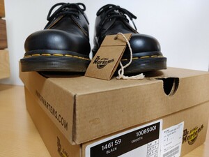 ◇ Dr.Martens ドクターマーチン 3ホールシューズ ローカット靴 UK/8 EU/42 US M/9 US L/10 黒 ブラック 1461 59 ◇ BEAMS ビームス