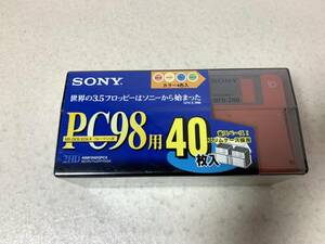 SONY PC98 for 2HD 40 sheets insertion 3.5 floppy disk unused 