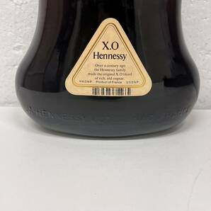 【C-24918】Hennessy ヘネシー XO 金キャップ グリーンボトル 旧ボトル コニャック ブランデー 40% 700ml 未開栓の画像4