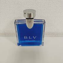 【F-15037】1円スタート BVLGARI ブルガリ ブルー BLV プールオム オードトワレ EDT 香水 100ml 残量多め イタリア製 香水 フレグランス_画像1