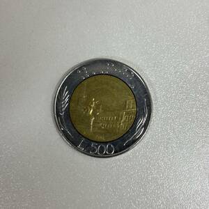 【C-24998】1987 Italian REPVBBLICA ITALIANA L.500 coin Italy 1987 海外コイン 海外古銭 コレクション イタリア 