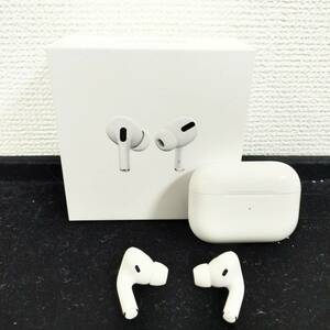 【F-15012】1円～ Apple AirPods Pro第一世代 MWP22JA 使用感あり 充電器欠品 通電確認済 アップル ワイヤレスイヤホン