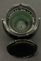 【TJ-3935】 1円～ Nikon NIKKOR-H・C 1：2 f=50mm Auto ニコン カメラレンズ 一眼レフ レトロ 動作未確認 現状品 保管品_画像1