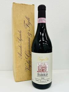 [TJ-4053]1 иен ~Veglio Giovanni&Figli Barolo 2006 красный вино Италия ve rio jo Van niba low ro750ml/13.5% не . штекер старый sake хранение товар 