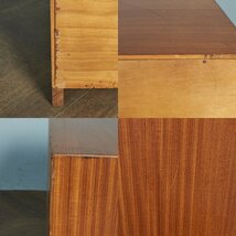 [78656]英国 ヴィンテージ 4段 サイドチェスト 引き出し 収納 北欧 スタイル 木製 ナイトテーブル サイドテーブル ドロワー 洋タンス_画像9