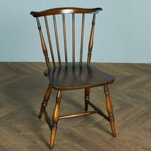 [77301]アーコール ERCOL ファンバックチェア コームバックチェア ダイニングチェア オールドコロニアル 英国 スピンドル イギリス 椅子_画像1