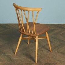 [74457]レア ercol ラティスドチェア 英国 ヴィンテージ アーコール クロスバック エックスバック ダイニングチェア 椅子 エルム ブナ_画像2