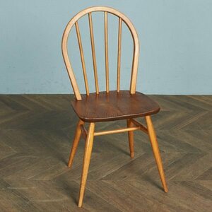 [74434]ercol スポーク 4本 フープバックチェア アーコール 椅子 ダイニングチェア 曲木椅子 エルム材 天然木 イギリス 英国 シンプル