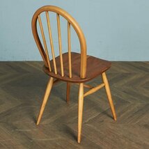 [74432]ercol スポーク 4本 フープバックチェア アーコール 椅子 ダイニングチェア 曲木椅子 エルム材 天然木 イギリス 英国 シンプル_画像2