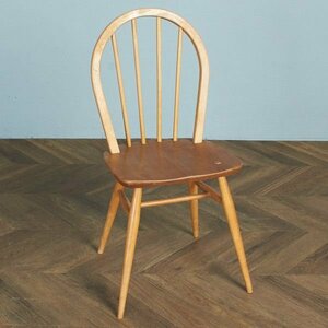 [63262]ercol スポーク 4本 フープバックチェア アーコール 椅子 ダイニングチェア 曲木椅子 エルム材 天然木 イギリス 英国 シンプル