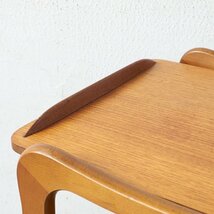 [69320]英国 ヴィンテージ トロリー ワゴン 木製 チーク 北欧 スタイル キッチンワゴン キャスター サイドテーブル イギリス ビンテージ_画像4