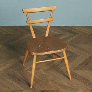 [69143]超レア ERCOL スタッキングチェア レッドドット アーコール 英国 ヴィンテージ ダイニングチェア 木製 椅子 子供用 赤 イギリス