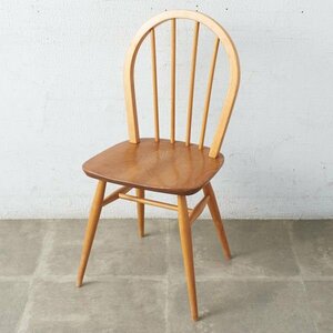 [67313]ercol スポーク 4本 フープバックチェア アーコール 椅子 ダイニングチェア 曲木椅子 エルム材 天然木 イギリス 英国 シンプル