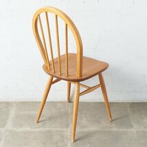 [67313]ercol スポーク 4本 フープバックチェア アーコール 椅子 ダイニングチェア 曲木椅子 エルム材 天然木 イギリス 英国 シンプル_画像3