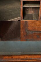 [77438]英国 アンティーク サイドボード オーク キャビネット 飾り棚 食器棚 本棚 木製 イギリス クラシック カップボード 木彫刻 無垢_画像10