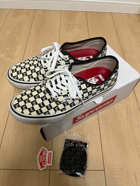 28.0 Supreme VANS AUTHENTIC PRO CHECKERS オーセンティック チェッカー