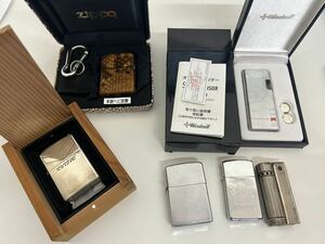 ライター 6点 まとめ ZIPPO 本綿ヘビ皮巻 わかば GUAM IMCO-TRIPLEX Windmill Marlboro 喫煙具 