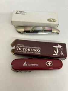VICTORINOX CAMPING multi tool knife outdoor A.G.RUSSELL folding knife 
