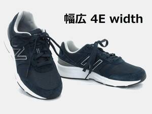 ニューバランス MW880 NB5 ネイビー 25.0cm(US7) ウォーキング 幅広ワイド 軽量 new balance