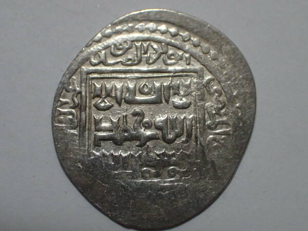 ムザッファル朝 2ディナール銀貨 シャー・シュジャー（1359 - 1384年）TypeG 中東 イスラム イラン アンティークコイン
