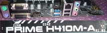 LGA1200 MicroＡＴＸマザーASUS PRIM H410M-A OS起動 CPU/Mem付き_画像3