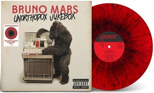 新品未開封LPレコードBruno Mars ブルーノ・マーズUnorthodox Jukebox生産限定盤2ndアルバム レッド＆ブラック・スプラッターヴァイナル