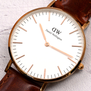 ダニエルウェリントン Daniel Wellington 文字盤ホワイト 2針/薄型 36mm B36R8 #N3D-092