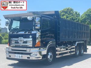 在庫NO.10236 H20HinoProfia深Dump truck Vehicle inspectionR6/October 2differential 馬力380ps