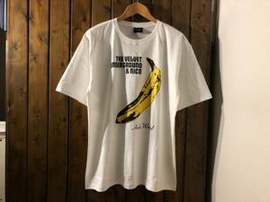 新品●ヴェルヴェットアンダーグラウンドアンドニコ　アルバム　プリントTシャツ［XL］●ロックバンド/ルーリード/アンディウォーホル