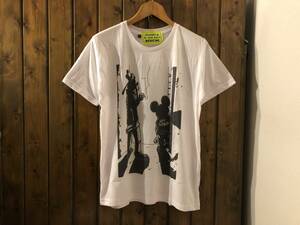 新品●ミッキーマウス & グーフィー　ロックスター　パロディ　プリントTシャツ●パンクロック/検)ラモーンズ/セックスピストルズ