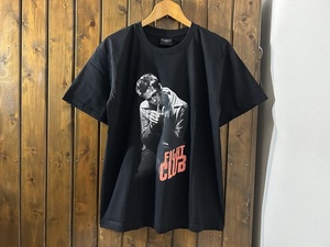 新品●FIGHT CLUB　ブラッドピット　フォトプリントTシャツ［L］●ファイトクラブ/エドワードノートン/チャック・パラニューク/小説/映画/