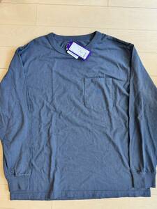  new goods North Face purple lable 7oz H/S Pocket Tee L pocket long T