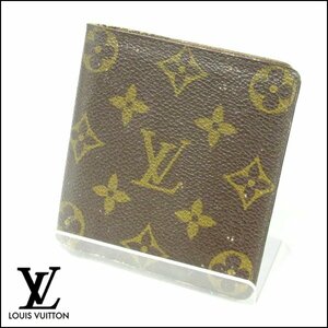 TS LOUIS VUITTON/ヴィトン モノグラム 2つ折り札入れ ポルトビエ6カルトクレディ M60929