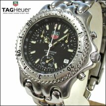 TS TAG HEUER/タグホイヤー プロフェッショナル クロノグラフ CG1110-0 メンズ腕時計 クオーツ 稼働品 現状渡し_画像1