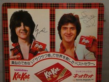 ●下敷き マッキントッシュ Kit Kat キットカット ベイシティローラーズ 昭和レトロ 当時物●_画像4