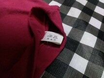 槍ヶ岳山荘Tシャツ&アシックス製ハンカチ　日本製長袖シャツ/Mサイズ相当　ピンク系+赤　登山/トレッキング　特価_画像6