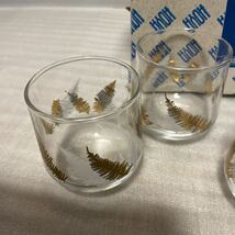 【昭和レトロ】 冷茶セット 頒布会2　73年製　ガラス グラス ボウル 未使用品_画像2