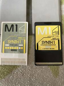 KORG M1用プログラムカード SYNTH1 MSC-02