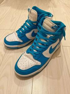 NIKE DUNK HIGH RETRO ナイキ ダンク ハイ レトロ　ブルー　レーザーブルー　26.5cm