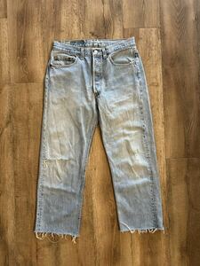 90's LEVI'S501！USA製 W32リーバイス US古着デニムジーンズ