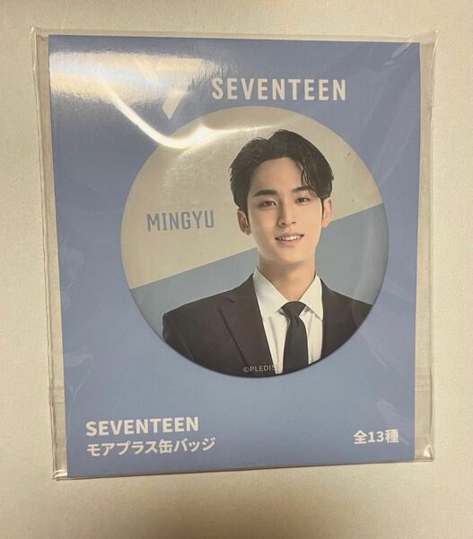 【新品未開封】SEVENTEEN モアプラス 缶バッジ ミンギュ