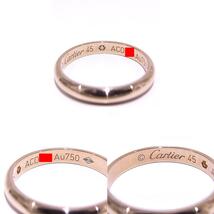 Cartier カルティエ ウェディングリング マリッジリング 結婚指輪 #45 750 K18PG ピンクゴールド【中古】【新品仕上げ済み】_画像6