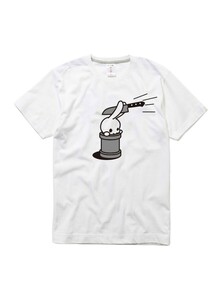 CUNE キューン REMASTER T-shirt ウサギキャッチ Tシャツ ホワイト Mサイズ 新品未使用