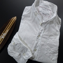 【Ron Herman ロンハーマン】ワンランク上のサーフスタイルに◎ オーガニックコットン ホワイトシャツ!! （MADE IN JAPAN）_画像4