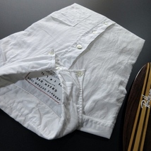 【Ron Herman ロンハーマン】ワンランク上のサーフスタイルに◎ オーガニックコットン ホワイトシャツ!! （MADE IN JAPAN）_画像7